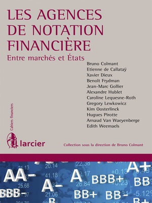 cover image of Les agences de notation financière